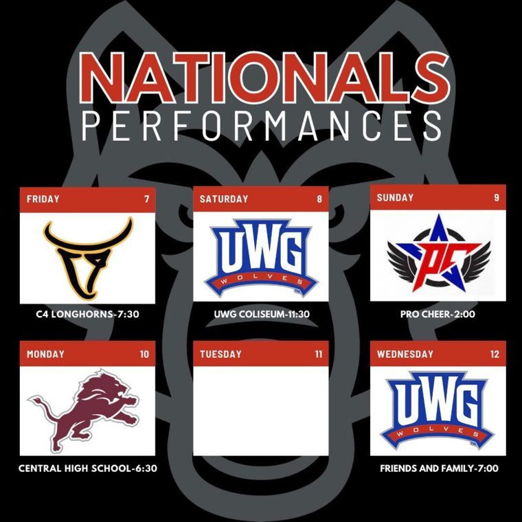 Nationals Performances
